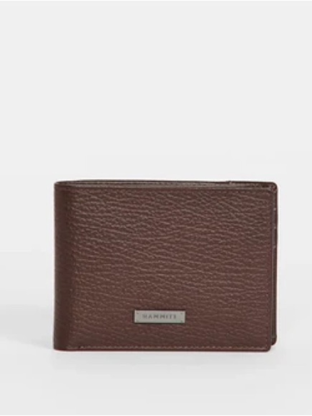 NWT Hammitt Balboa Bifold Bourbon/Gunmetal Leather Wallet